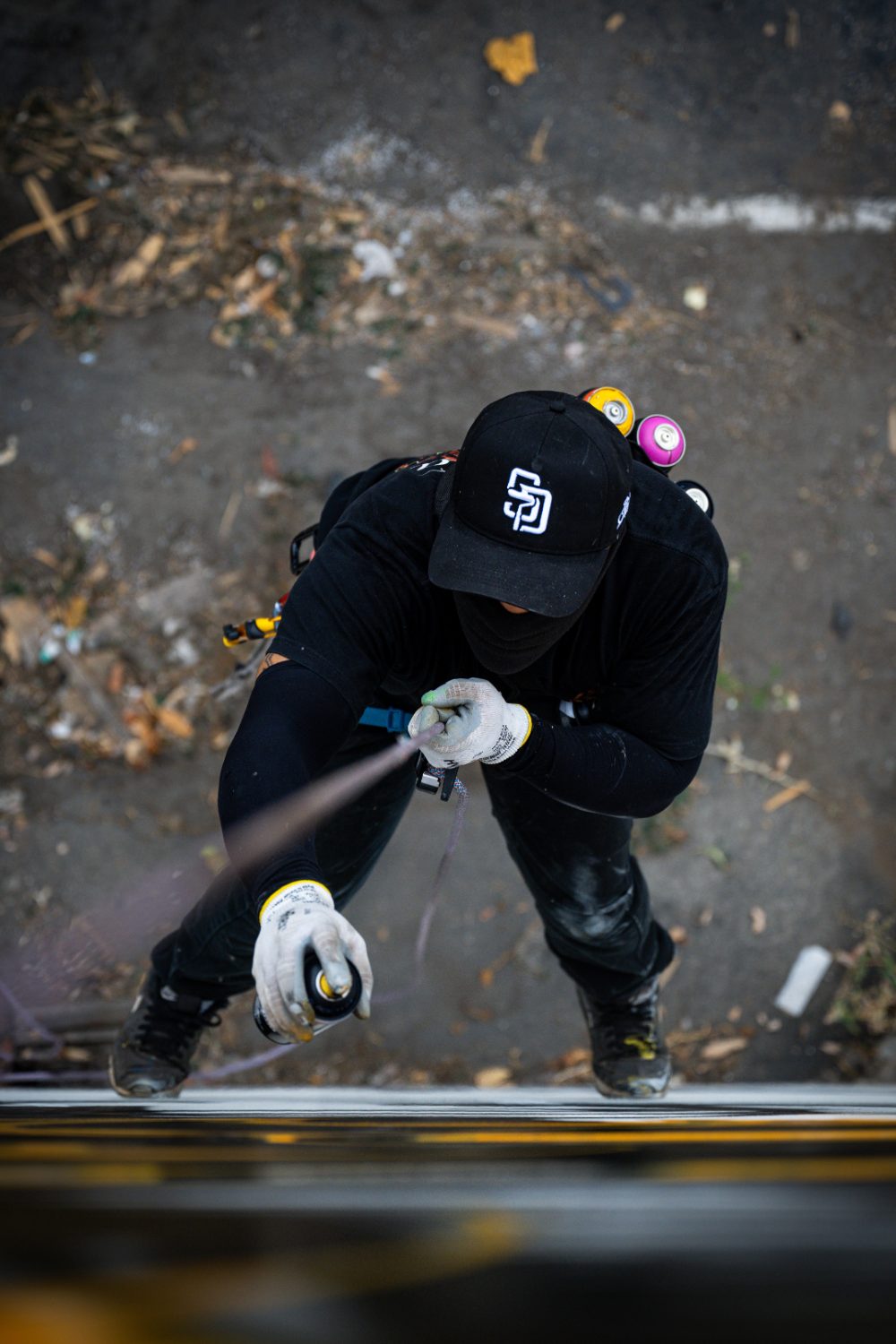 Scaling Walls with Los Angeles’s Rappel Graffiti Artists 39 Rappel 5 DSABL