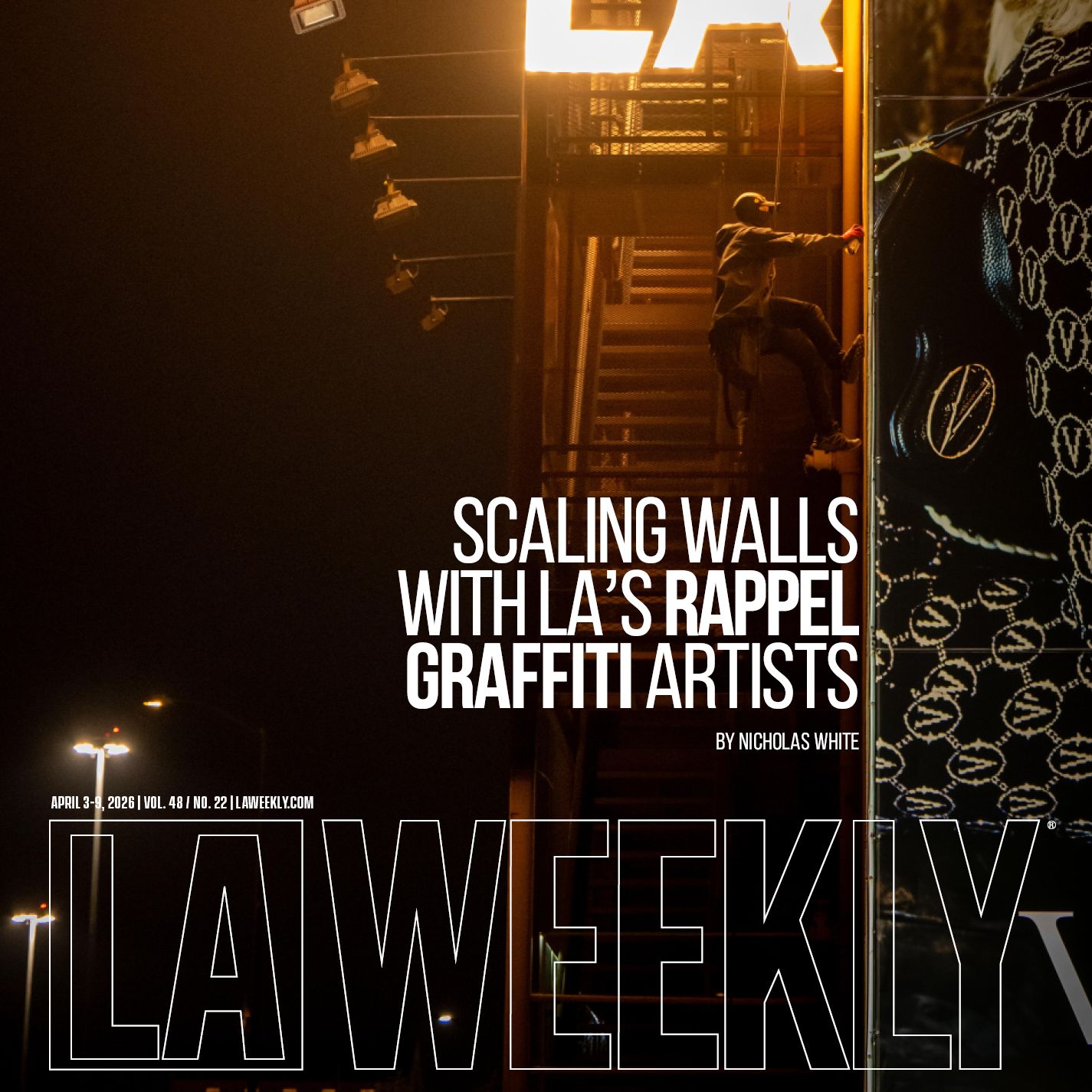Scaling Walls with Los Angeles’s Rappel Graffiti Artists 45 Rappel Graffiti LA Weekly 2026.04.03