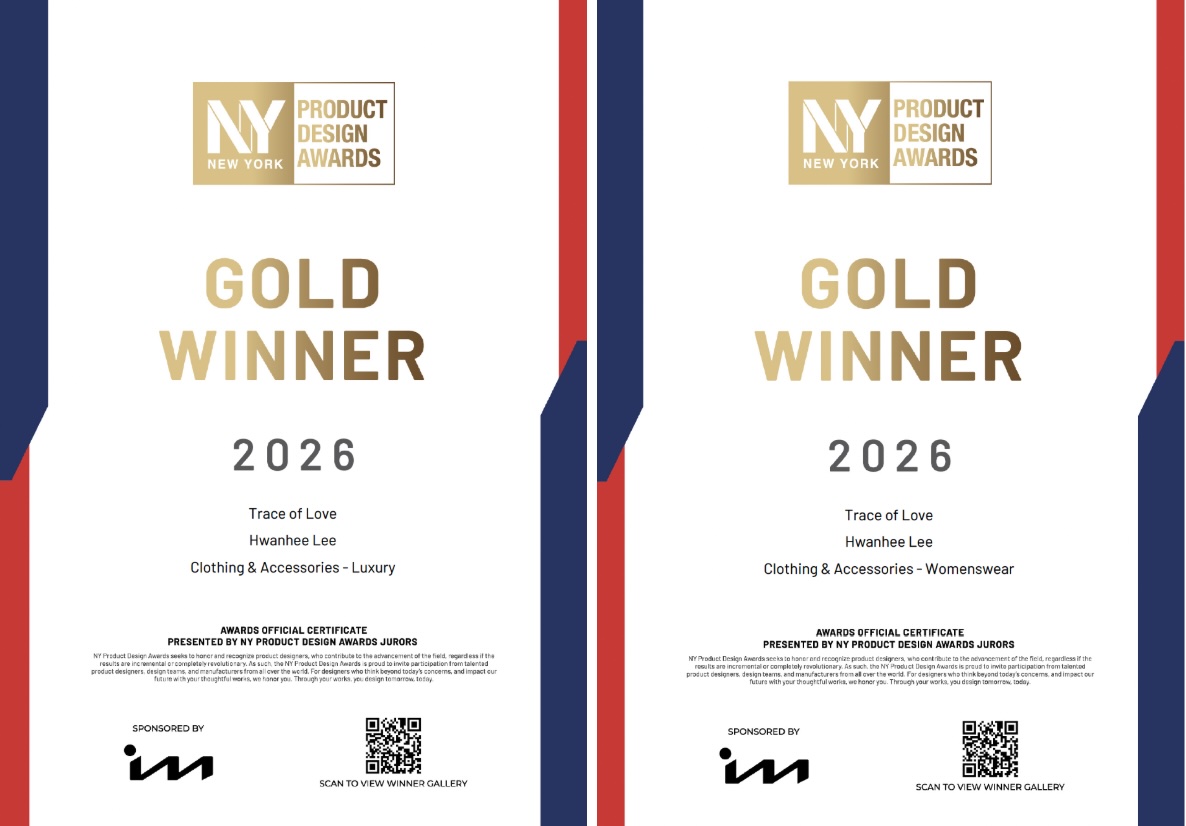 Hwanhee Lee Earns Dual Gold Recognition at the New York Product Design Awards 39 image2 3 trace of love
