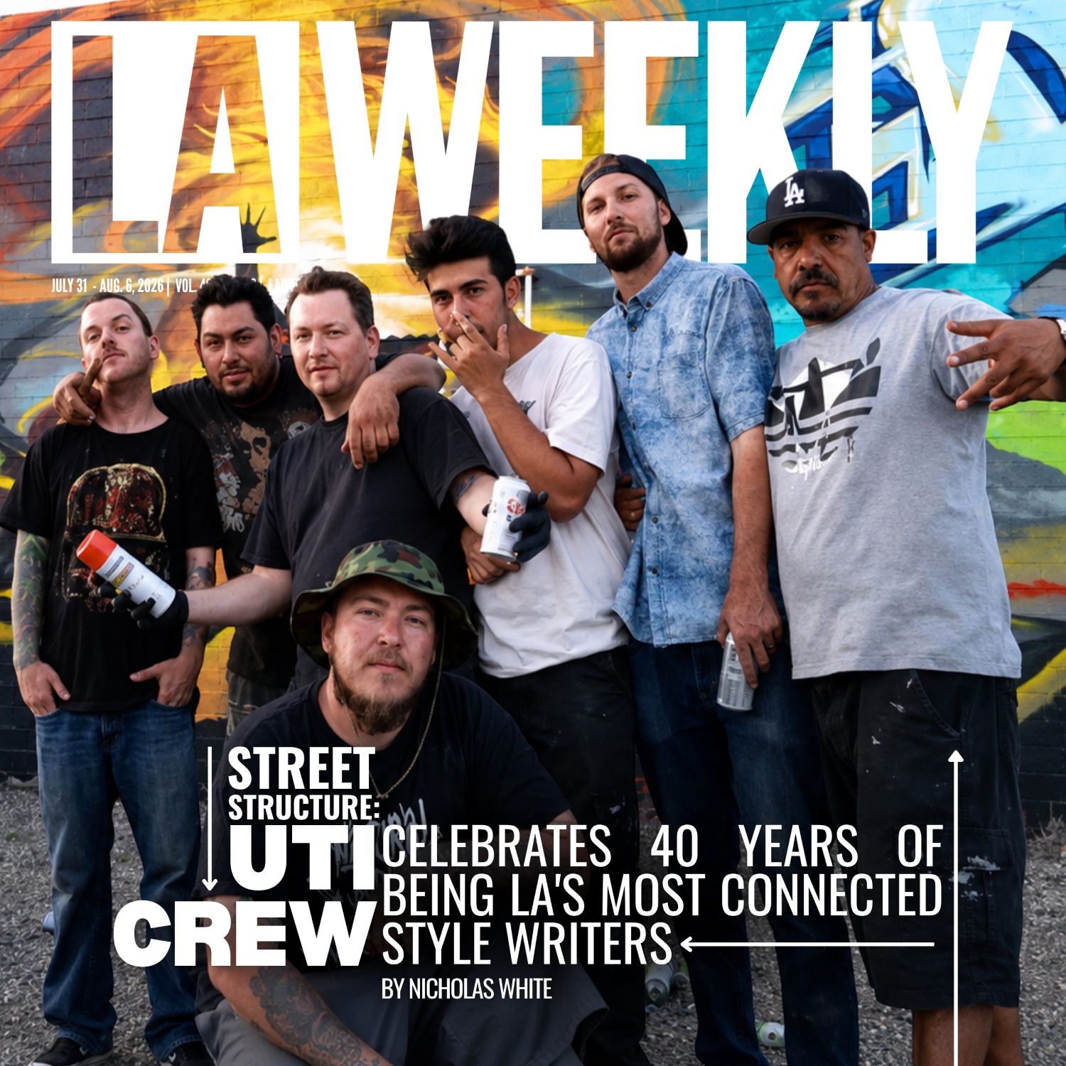 Street Structure: UTI Crew Celebrates 40 Years of Being LA's Most Connected Style Writers 46 UTI CREW LA WEEKLY 07.31.2026 1