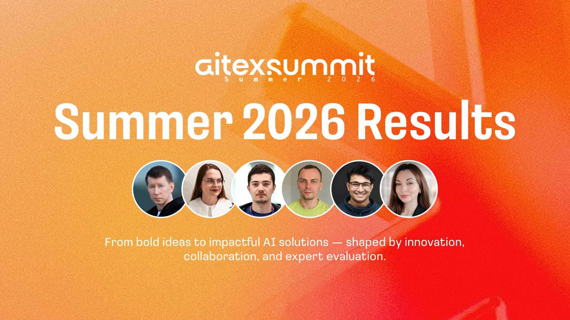 AITEX Summit Summer 2026 Names Winners From Ideas to Impact 37 aitex summer 2026 summit