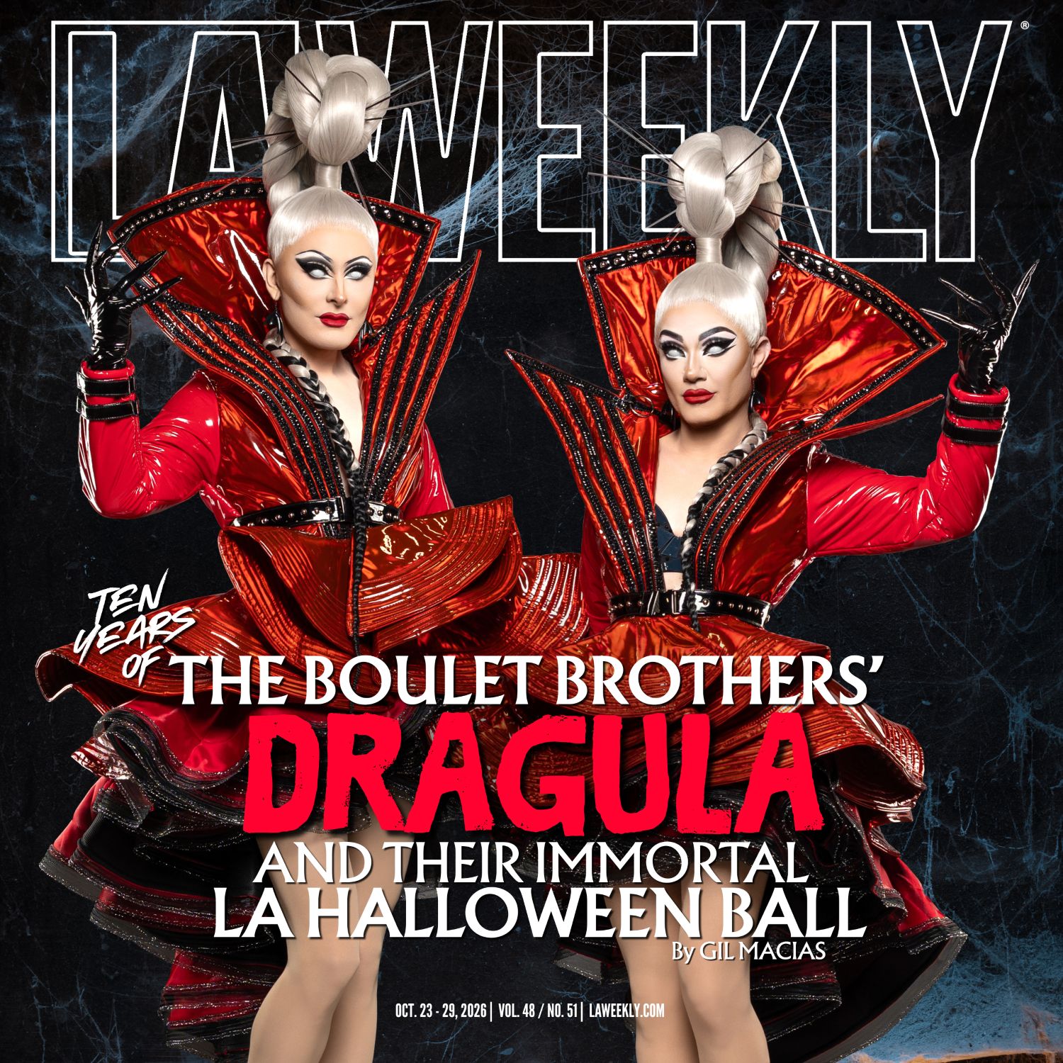 10 Years of ‘The Boulet Brothers’ Dragula’ and Their Seemingly Immortal Los Angeles Halloween Ball 41 BOULET BROS LA WEEKLY 2026.10.23