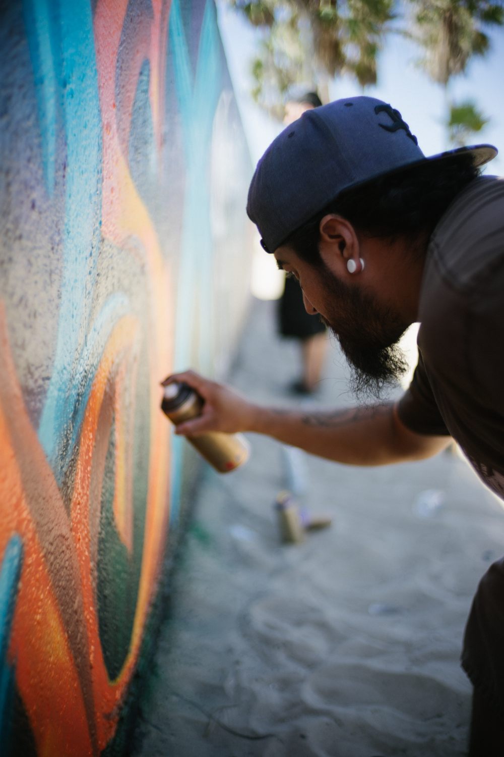 Spraying the Gospel: LA’s Iron Sharpens Iron Crew in the ‘God Loves You’ Era 42 Hippie Painting photo credit Brandon Taylor