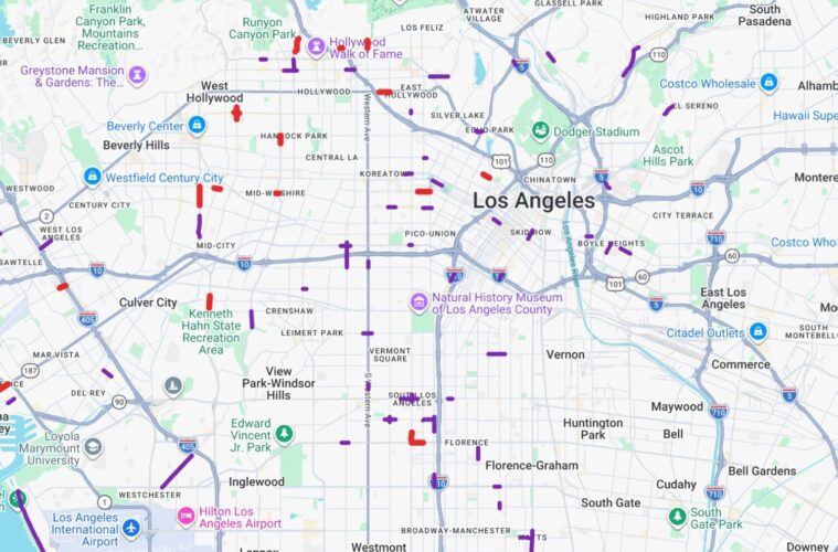 LA’s Speed Cameras Are Live — Save Our Google Map of All the Locations 38 LA Speed Cameras google map